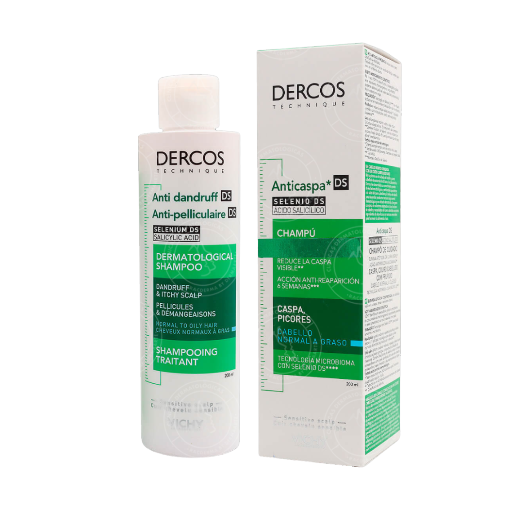 DERCOS SHAMPOO ANTICASPA GRASO 200ml