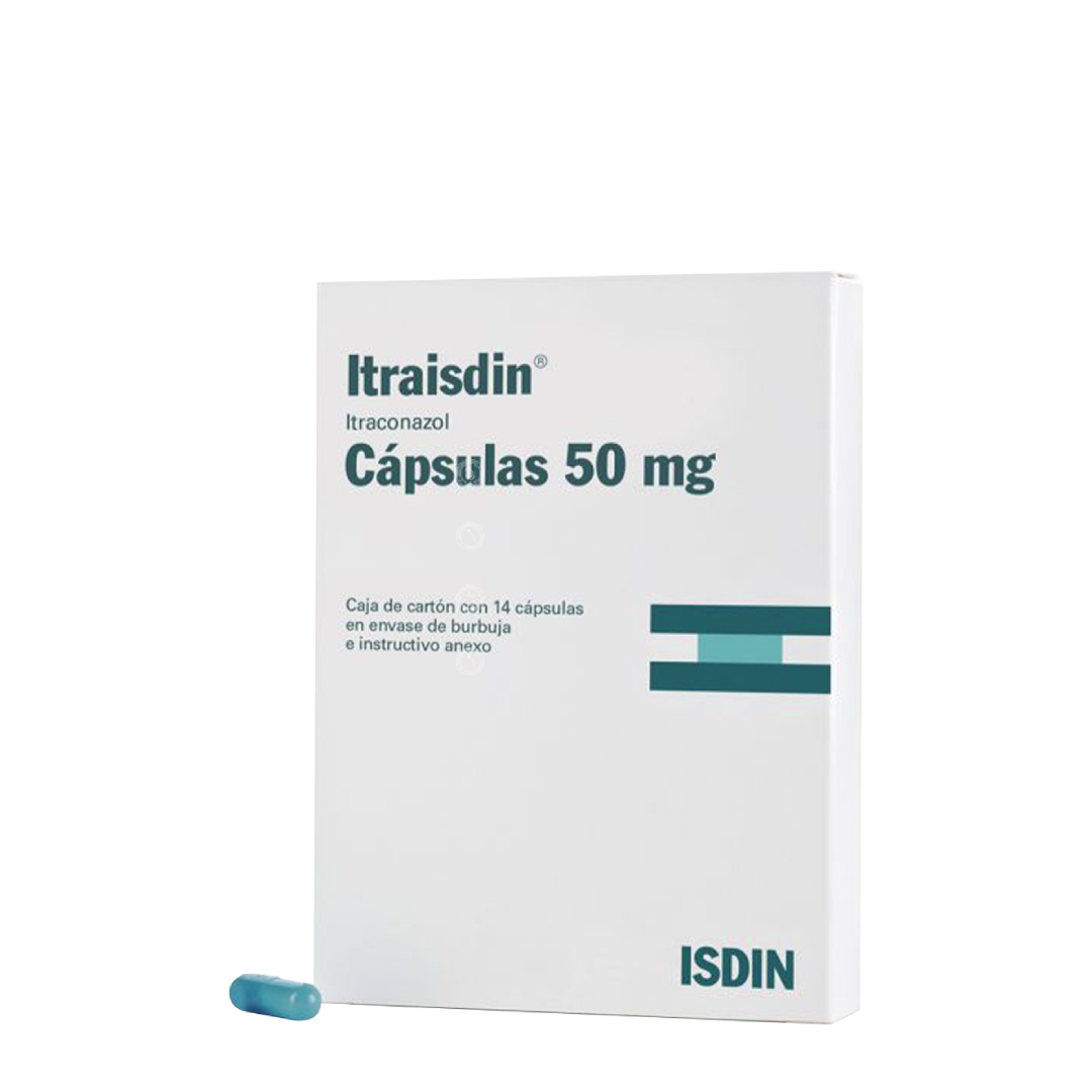 ITRAISDIN CAPSULAS 50 MG C/14