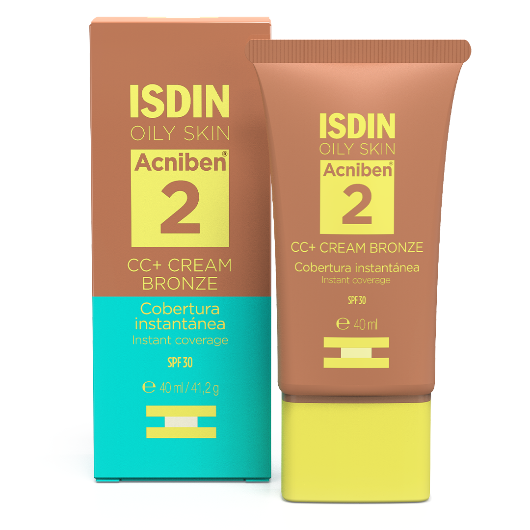 Oily Skin Acniben 2 CC+ Cream Bronze SPF 30