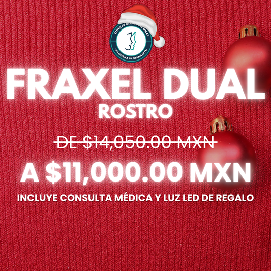 🎁 ¡El Milagro de Navidad para tu Piel! Fraxel Dual con Extras de Lujo 🎄