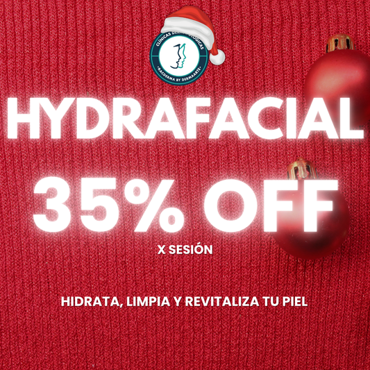 🎄 ¡Regálate el Resplandor de la Navidad! HydraFacial con 35% OFF 🎁