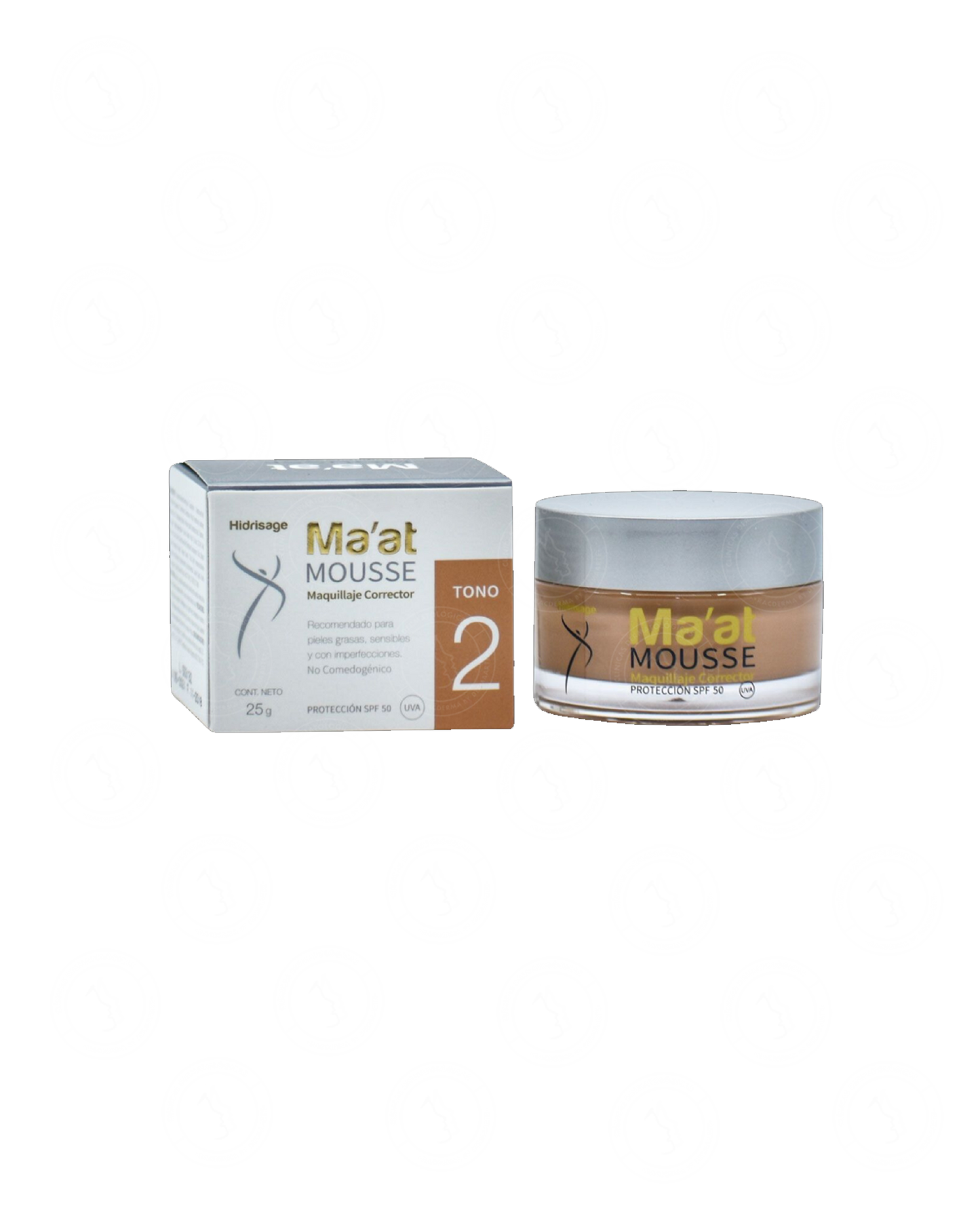 MAAT MOUSSE TONO 2 SPF50 25g