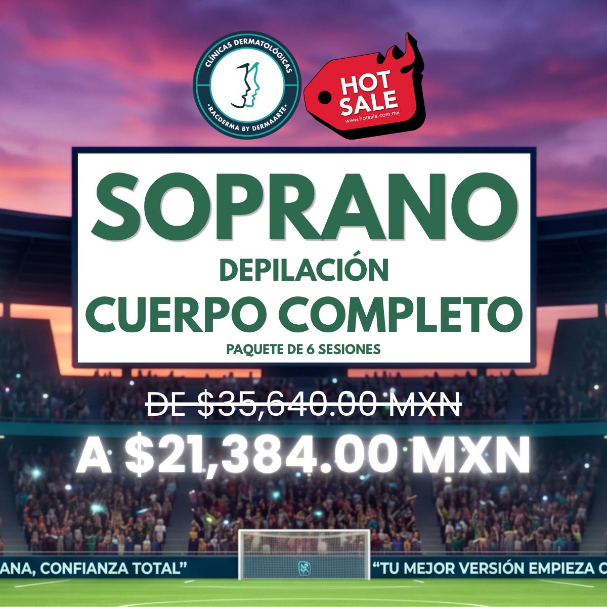 Soprano Cuerpo Completo (6 Sesiones)